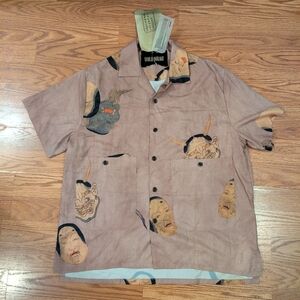 Uma Wang noh mask shirt sz L